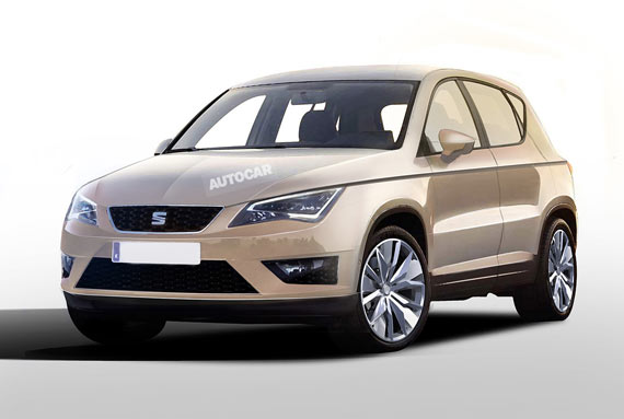 西雅特SUV假想图曝光 预计2016年推出