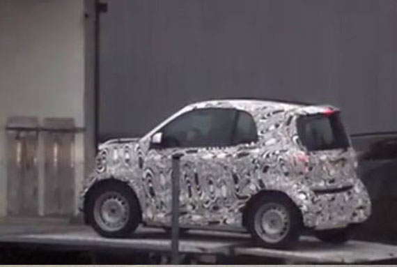 新一代Smart ForTwo谍照曝光 巴黎车展首发