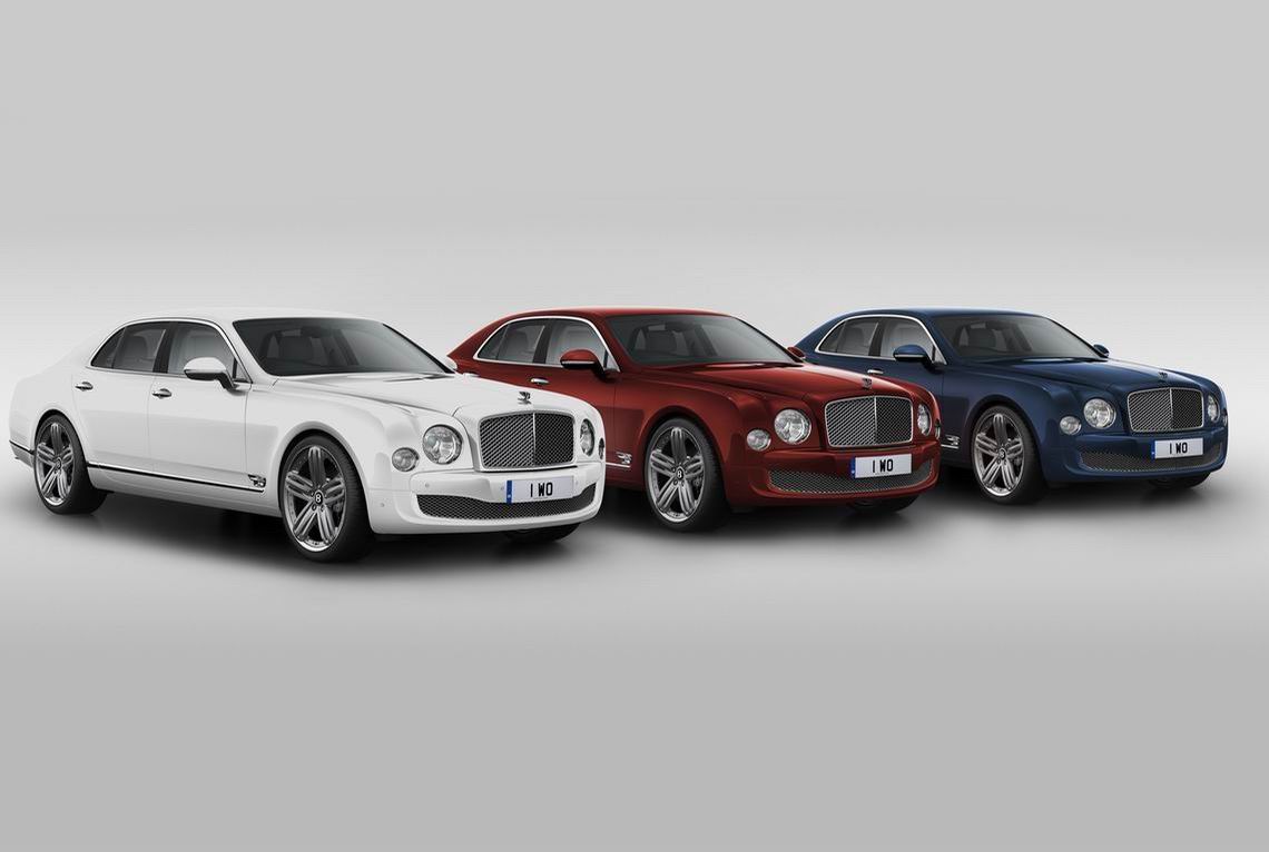 宾利推出慕尚95纪念版 限量发行15辆