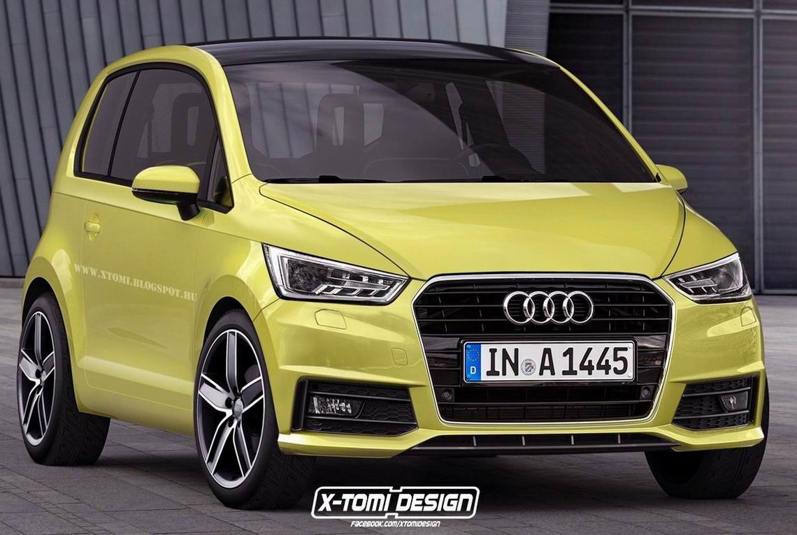 新奥迪A2假想图曝光 竞品Mini Cooper