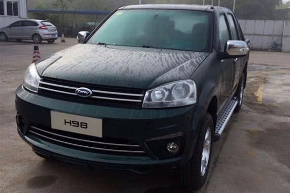 基于瑞虎打造 开瑞全新皮卡实车曝光