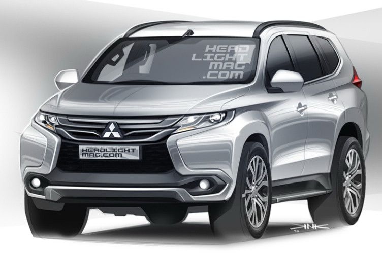 三菱全新帕杰罗·劲畅假想图 年内亮相