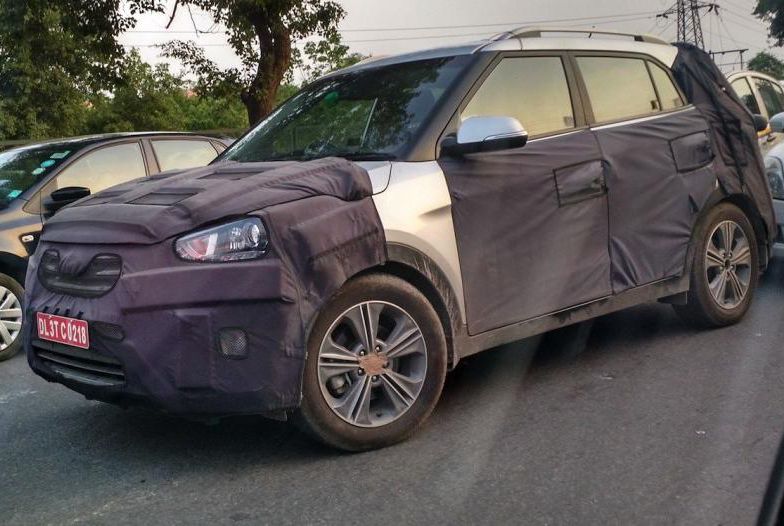 现代Creta路试谍照曝光 下半年发布