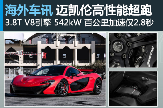 迈凯伦再推高性能超跑P1 对标保时捷918
