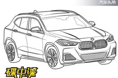 碟中谍｜高底盘的“小钢炮”，量产版宝马X2假想图