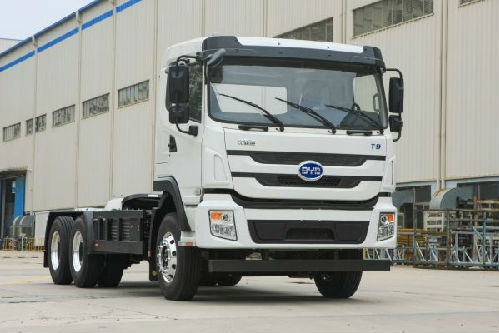 首批比亚迪电动卡车进入美国加州