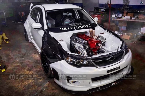 战神心脏的斯巴鲁 WRX移植日产RB26