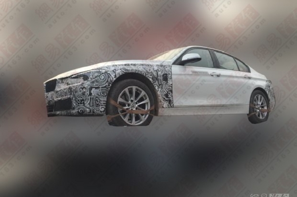 华晨宝马3系插电混动版 路试谍照曝光