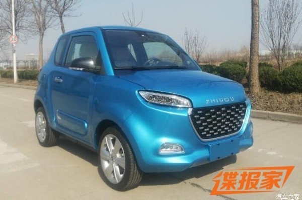 疑似知豆全新车型申报图 全新中网造型