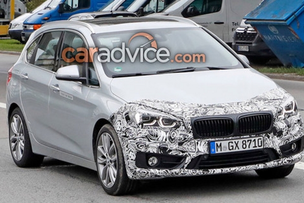 宝马新2系旅行车谍照曝光 或将年内亮相