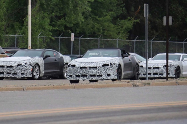 曝新科迈罗四款车型谍照 或2019年亮相