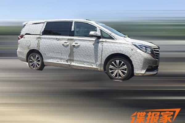 广汽传祺GM8外观谍照曝光 全新设计风格