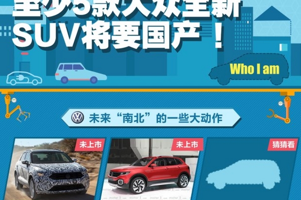 车鲜知：至少5款大众全新SUV将要国产！