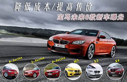 宝马6款新车曝光 涵盖SUV/跑车/微型车