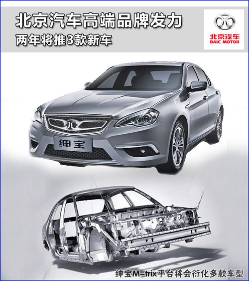 北京汽车高端品牌发力 两年将推3款新车
