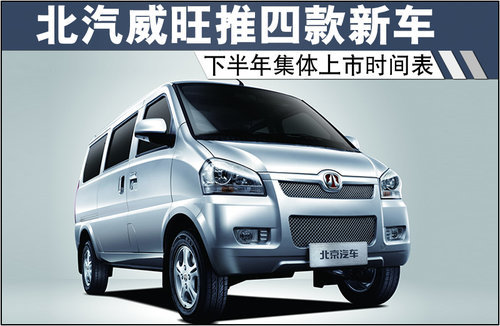 北汽威旺4款新车下半年集中上市 时间表
