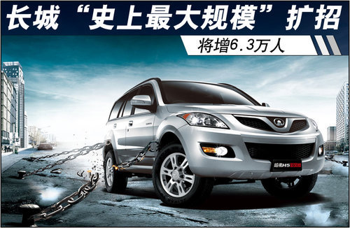 长城“史上最大规模”扩招 将增6.3万人