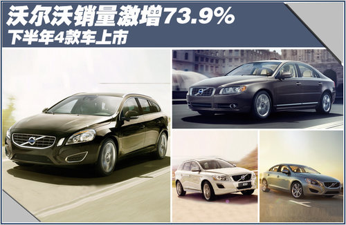 沃尔沃销量激增73.9% 下半年4款车上市