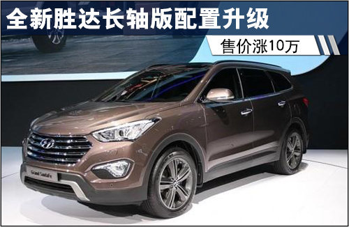 全新胜达长轴版配置升级 售价涨10万(图)