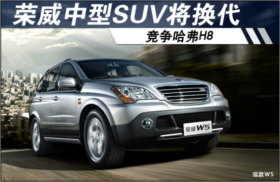 荣威中型SUV明年推换代车型 竞争哈弗H8