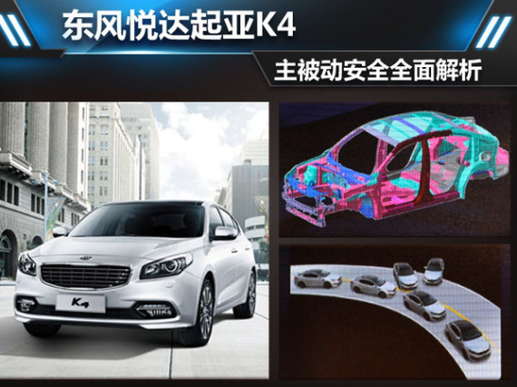 东风悦达起亚K4 主被动安全全面解析-图