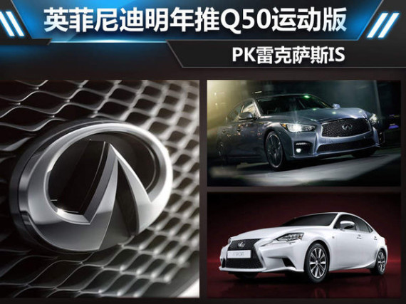英菲尼迪明年推Q50运动版 PK雷克萨斯IS