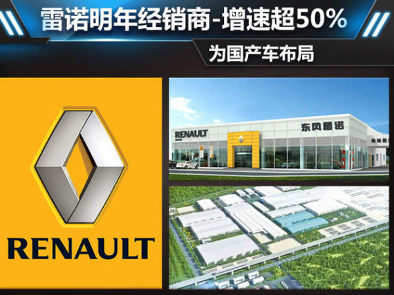 雷诺明年经销商-增速超50% 为国产车布局