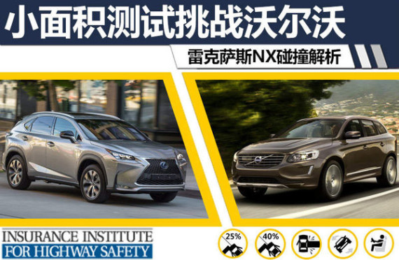 小面积测试挑战沃尔沃 雷克萨斯NX碰撞解析