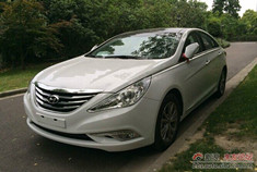 14款2.0豪华索纳塔提车作业