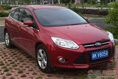 福克斯糖果红手动风尚提车作业