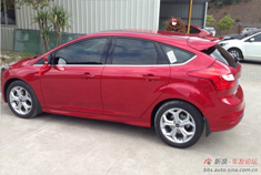 福克斯2.0MT糖果红提车作业