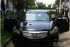 2012款雅阁2.0SE提车作业