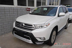 丰田汉兰达2.7白精提车作业