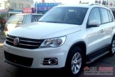 途观小三白外黑内提车作业