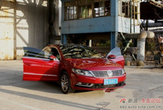 少见的波尔多红13款大众CC