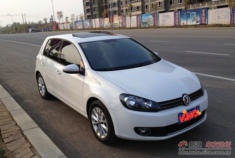 白色高尔夫6提车详细作业