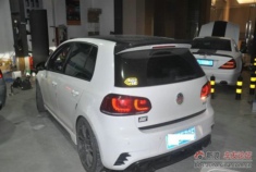 高尔夫6时尚改装晒细节图