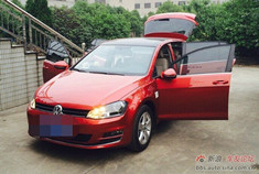 高尔夫7 1.4TSI自舒提车作业