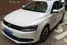 另类奢华 速腾蓝驱提车作业