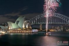 回忆悉尼歌剧院如画夜景