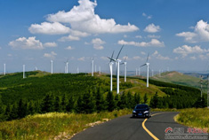 秋高气爽草原天路大风车之旅