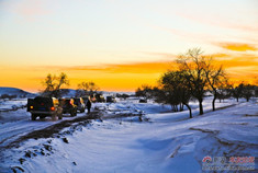 冬季穿越浑善达克——惊心动魄