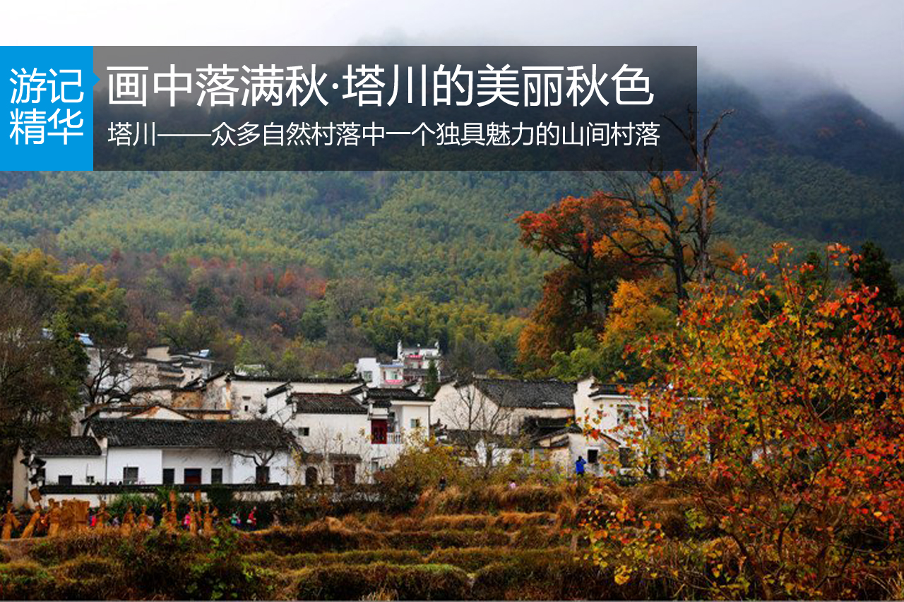 画中落满秋·塔川的美丽秋色