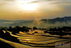 独特的中山古镇与太和梯田