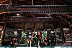 五指山黎族过年 冬暖花开