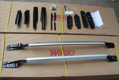 日产逍客行李架打孔安装