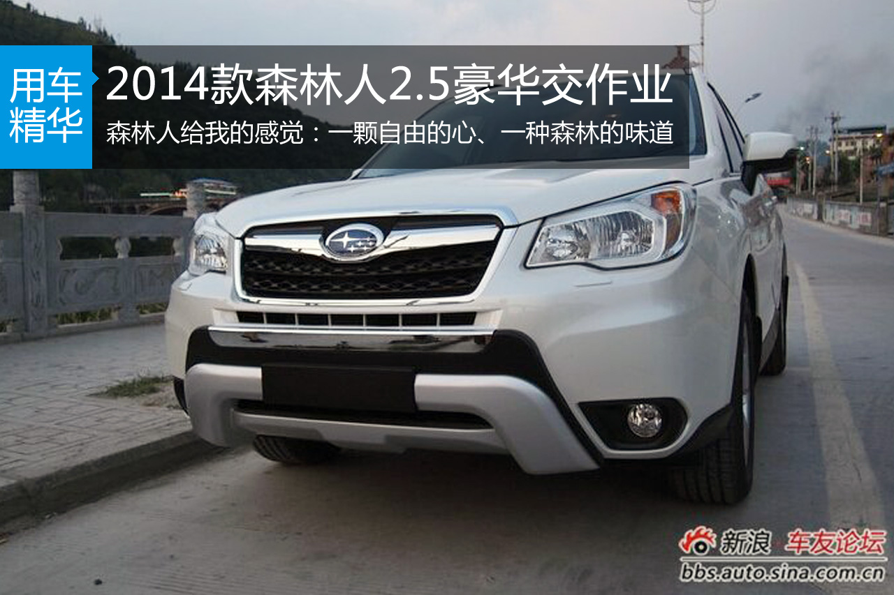 2014款森林人2.5豪华交作业