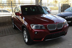 朱砂红宝马X3 28I豪华提车作业