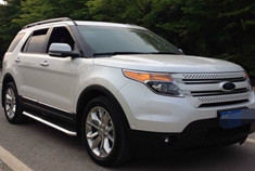 2014款白色中规探险者提车作业