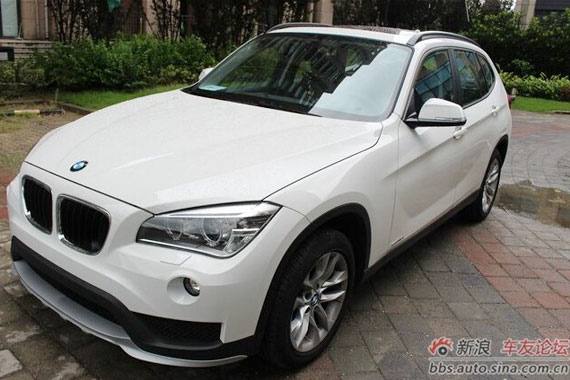 全新BMW2014款X1提车作业